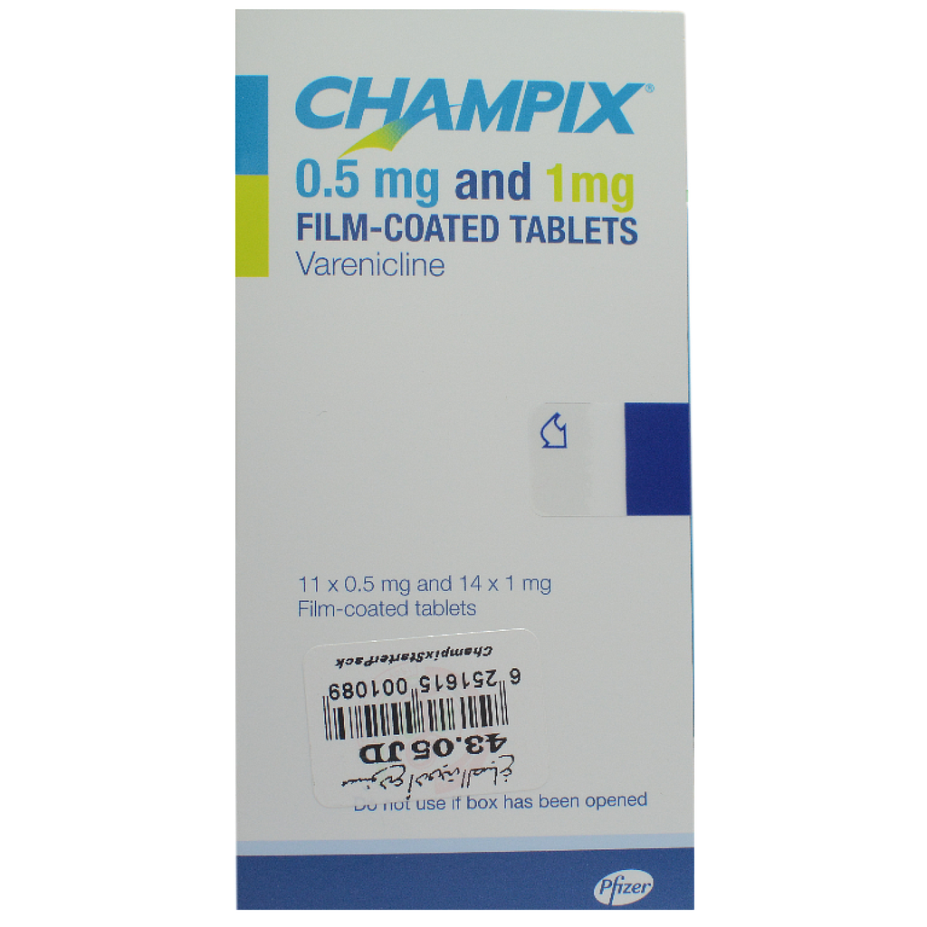 Champix Starter pack 0.5mg /1.0mg F C Tab 25'S  