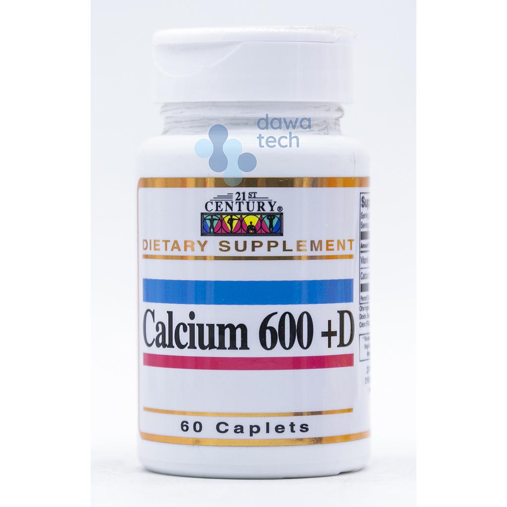 Century Calcium 600+Vit D 60 Cap 809