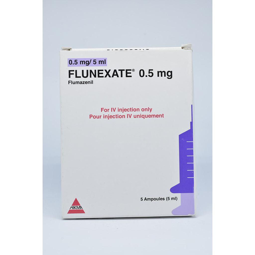 Flunexate  0.5 mg/5ml Parenteral ampoule 