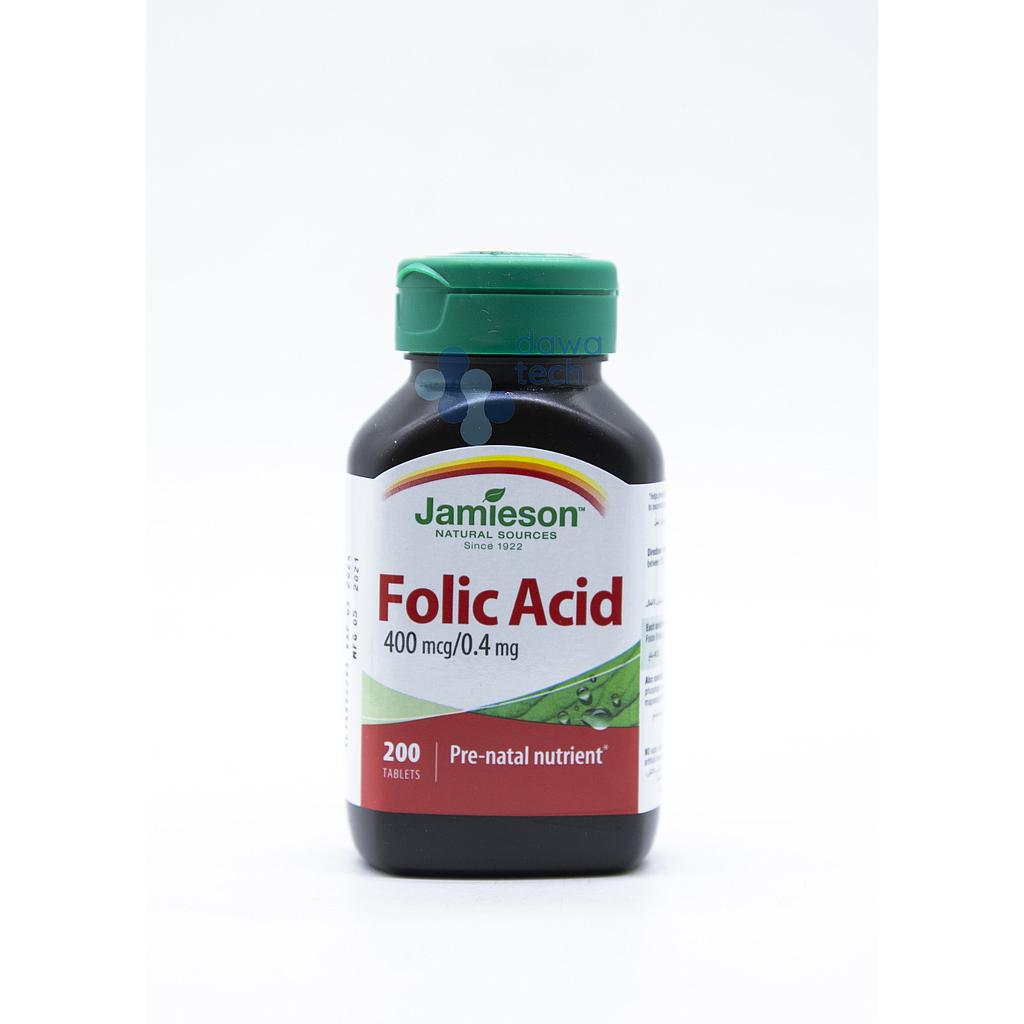 J/FOLIC ACID 400MCG/200TAB