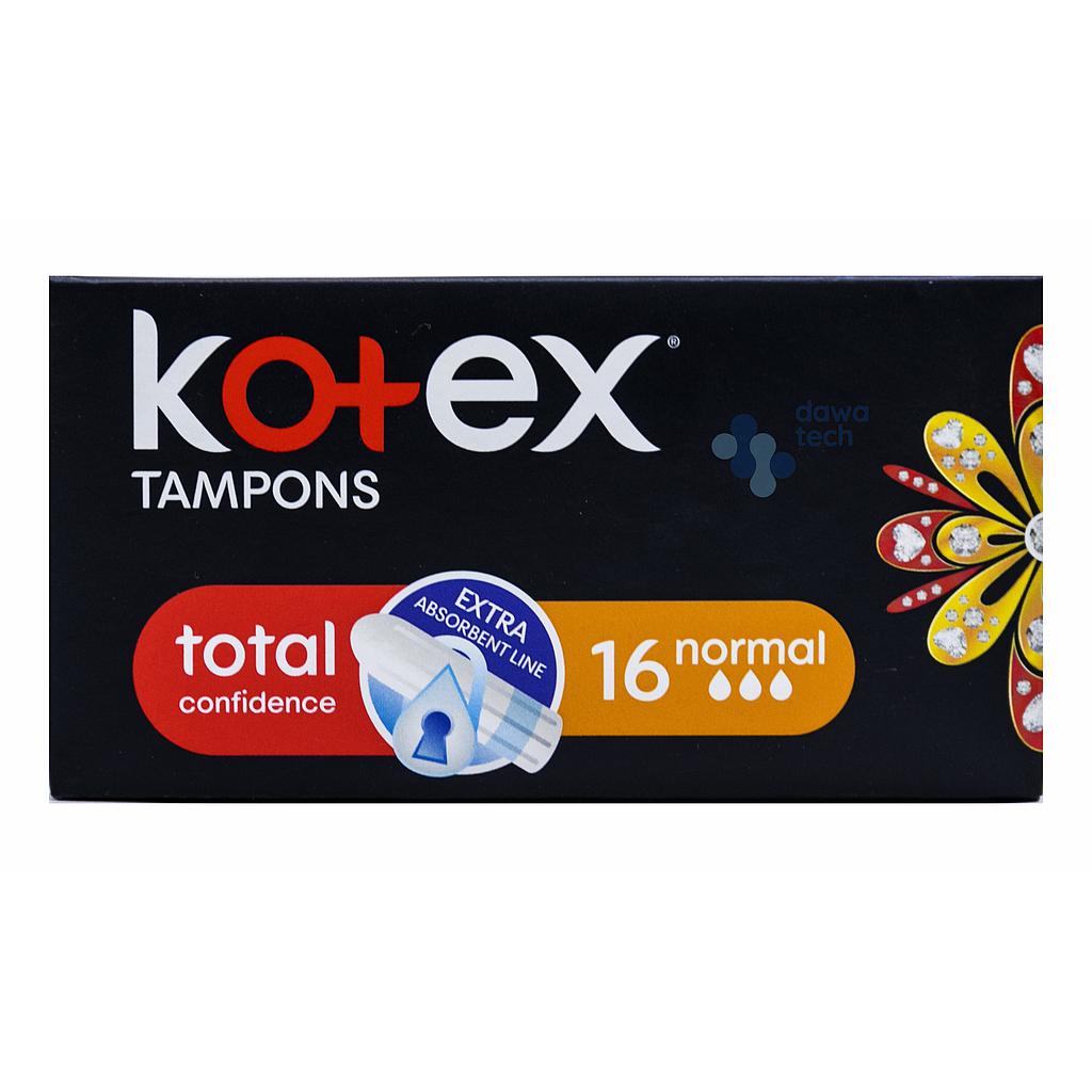 KOTEX TAMPONS 16 NORMAL