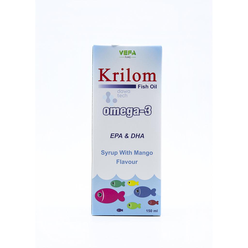 KRILOM OMEGA 3 SYRUP MANGO
