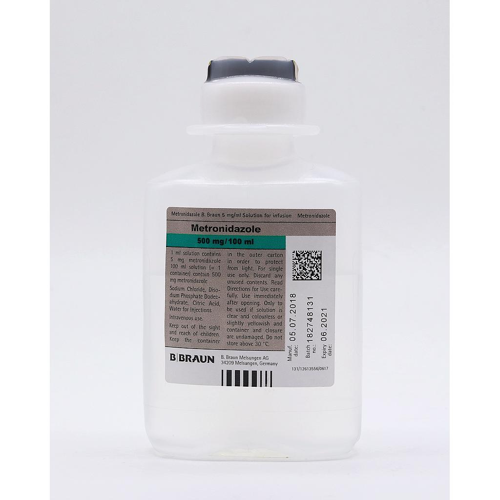 Metronidazole  500 mg/100ml Parenteral infusion 