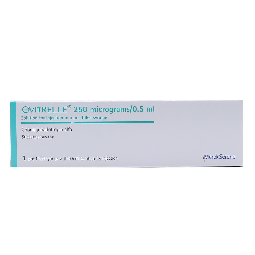 Ovitrelle 250 mcg/0.5ml Parenteral prefilled syringe