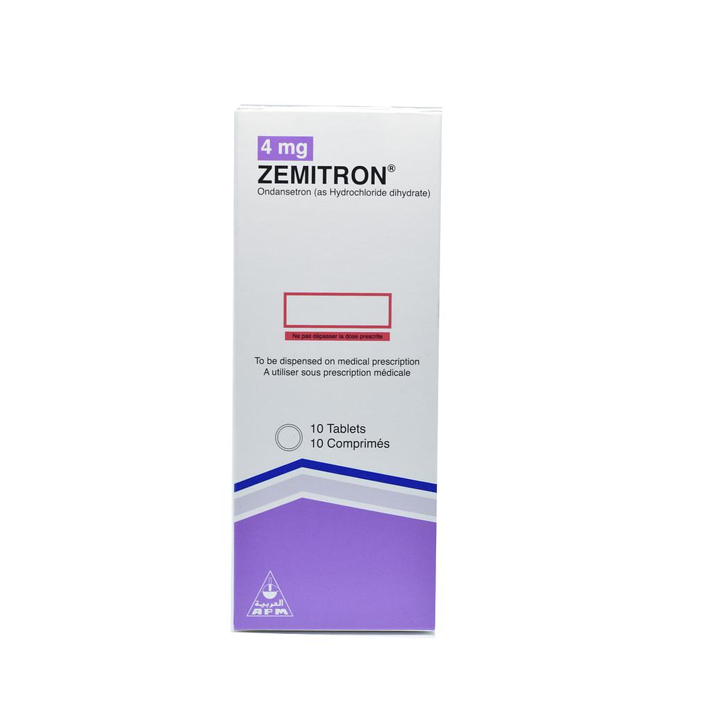 Zemitron  4 mg 10 oral film coated tablets
