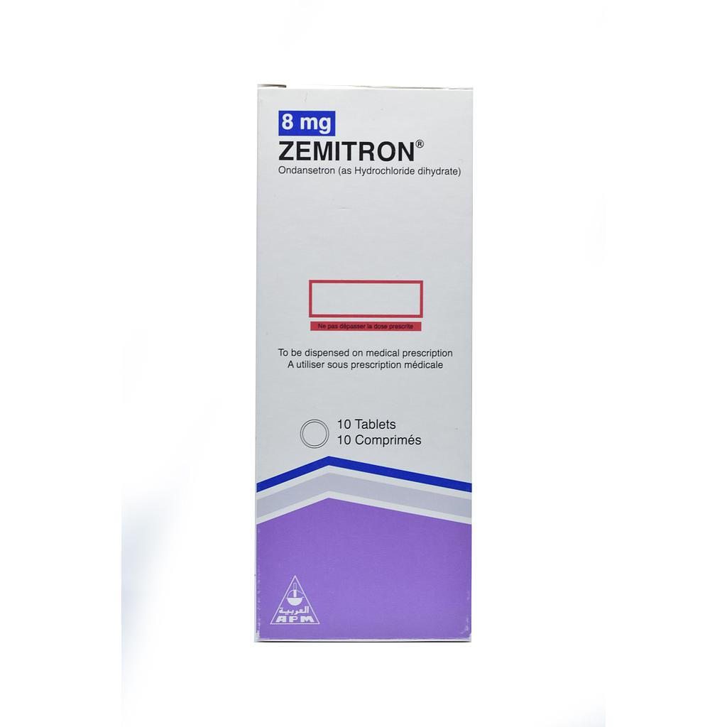 Zemitron  8 mg 10 oral film coated tablets