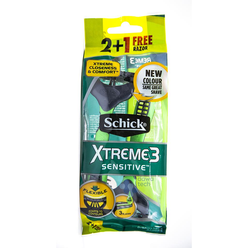 Schick Xtreme 3 Sensitive 4 Blades 4 Raz 085